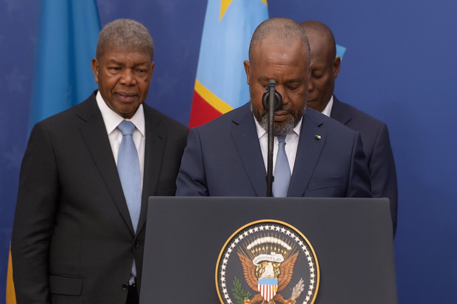 President João Lourenço (Angola) at the Washington Accords Signing Ceremony  December 4, 2025
